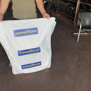 Goodyear Logolu Oto Lastik Poşeti 110x120 Büyük Boy