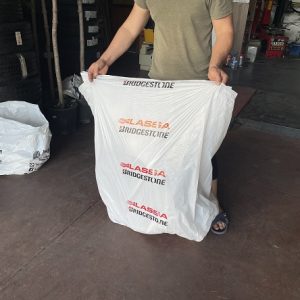 Lassa Logolu Oto Lastik Poşeti 110x120 Büyük Boy